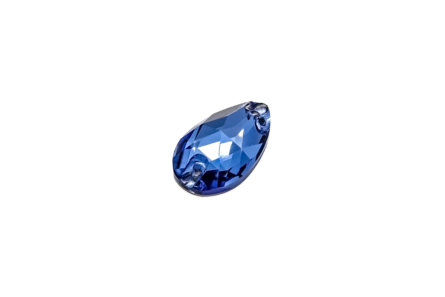 Image of Sapphire ♦ MM11x18 ♦ Dozen - 12pcs. ♦ Premium DMC ♦ Sew-On ♦ Tear Drop