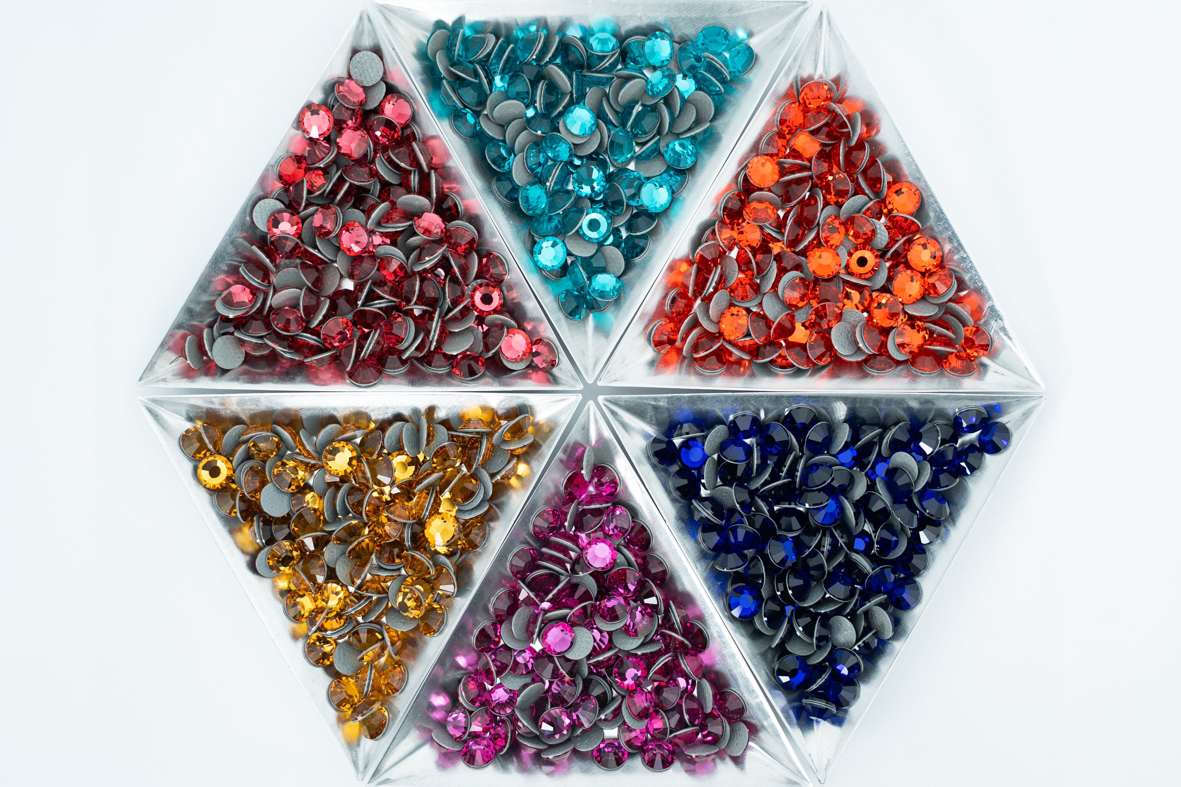 Premium DMC Flat-Back Hot-Fix Machine-Cut Glass Rhinestones