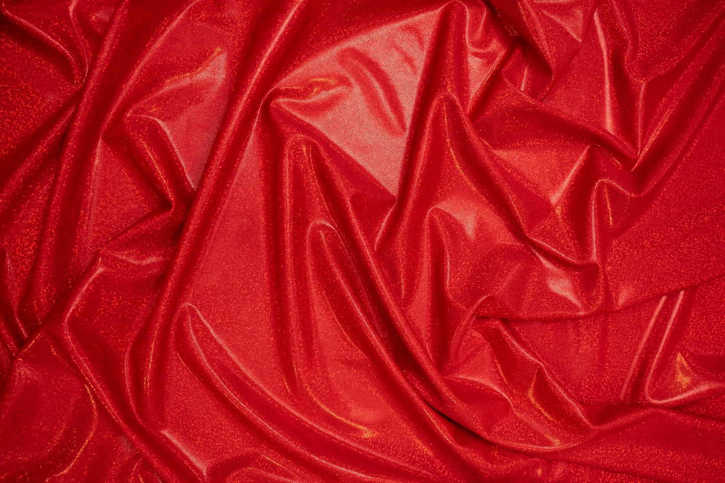 Foiled Spandex Lingo Red $/foot