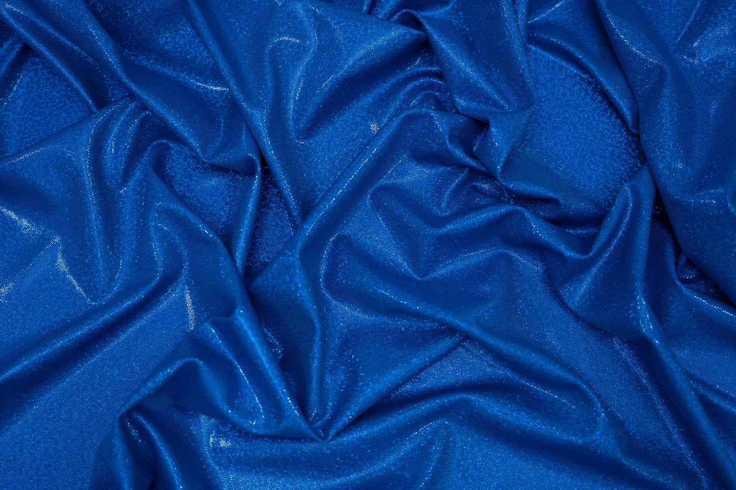 Foiled Spandex Lingo Royal Blue $/foot