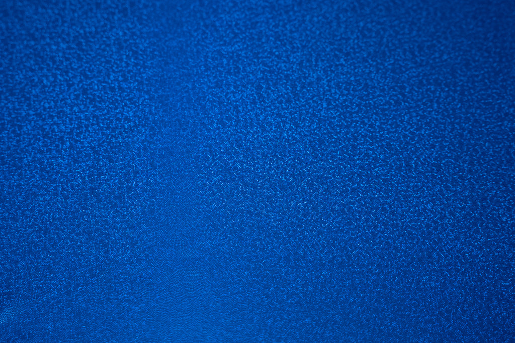 Foiled Spandex Lingo Royal Blue $/foot