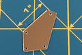 Gold ♦ MM22x37 ♦ Dozen - 12pcs. ♦ Acrylic Mirror ♦ Sew-On ♦ Pentagon A