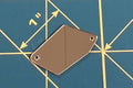 Image of Gold ♦ Acrylic Mirror ♦ Sew-On ♦ Pentagon B