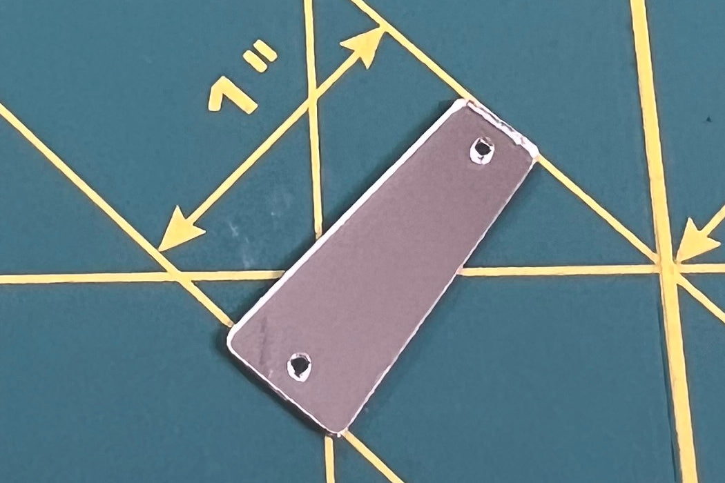 Crystal ♦ MM11x27 ♦ Half Gross - 72pcs. ♦ Acrylic Mirror ♦ Sew-On ♦ Trapezoid A