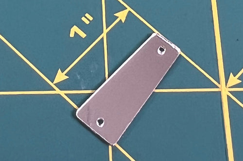 Image of Crystal ♦ Acrylic Mirror ♦ Sew-On ♦ Trapezoid A
