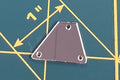 Crystal ♦ MM15X20 ♦ Dozen - 12pcs. ♦ Acrylic Mirror ♦ Sew-On ♦ Trapezoid