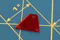 Image of Light Siam ♦ Acrylic Mirror ♦ Sew-On ♦ Trapezoid