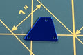 Image of Sapphire ♦ Acrylic Mirror ♦ Sew-On ♦ Trapezoid