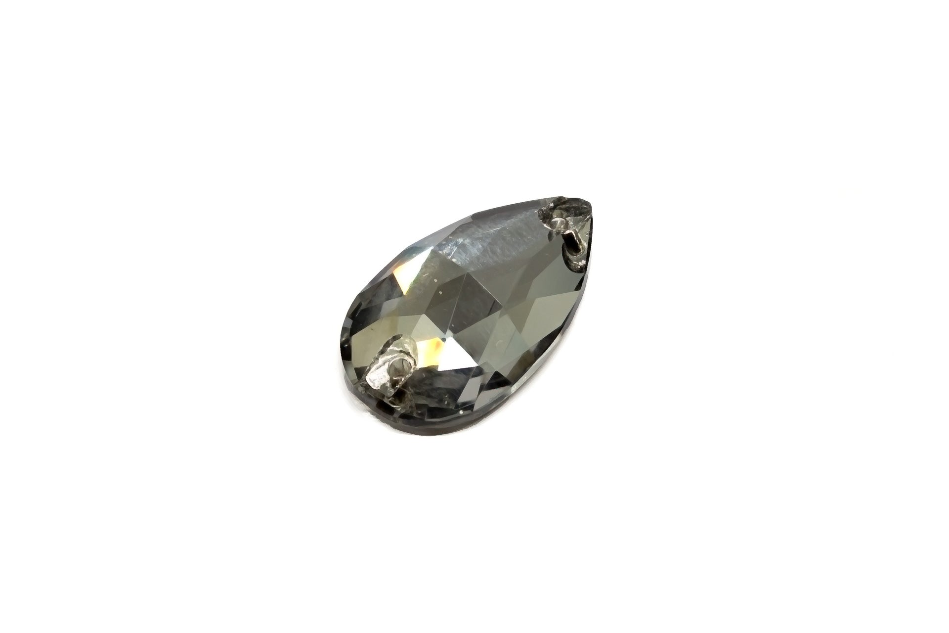 Black Diamond ♦ MM13x22 ♦ Stone - 1pc. ♦ Premium DMC ♦ Sew-On ♦ Tear Drop