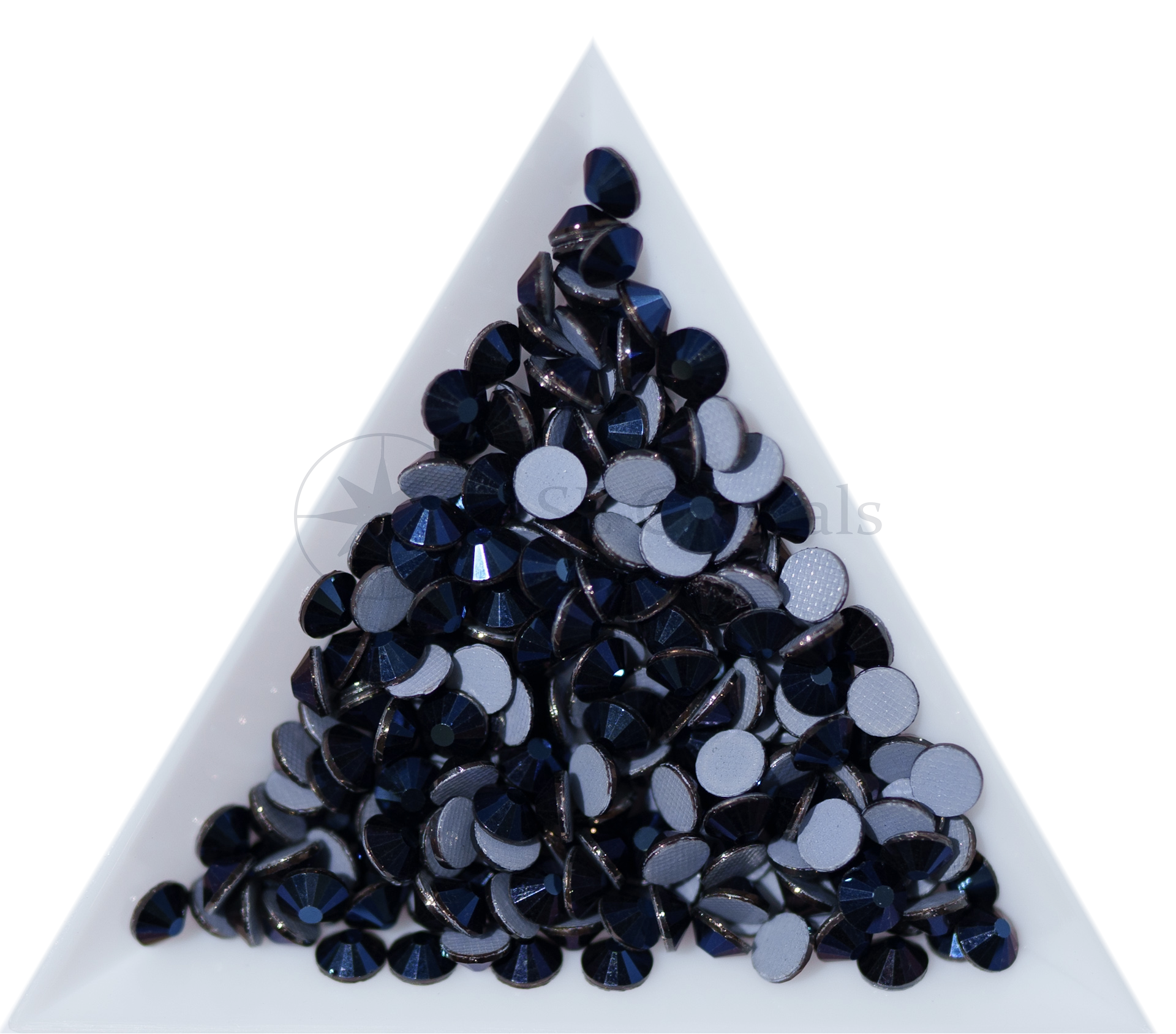 Image of Blue Hematite ♦ Premium DMC ♦ FB HF Rhinestone