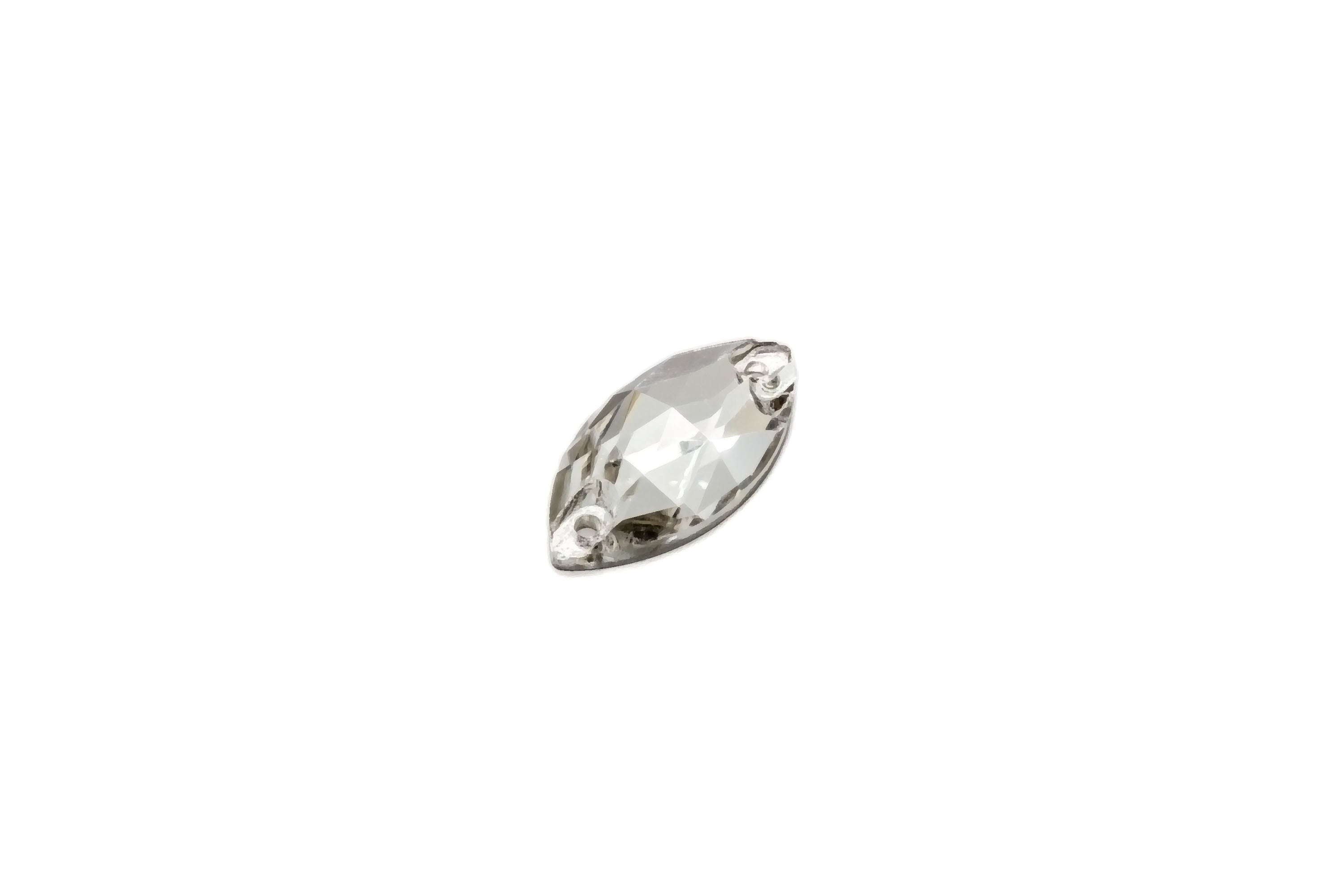 Crystal ♦ MM9x18 ♦ Half Gross - 72pcs. ♦ Premium DMC ♦ Sew-On ♦ Navette