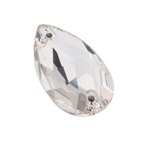 Crystal ♦ MM28x17 ♦ 2 Dozen - 24pcs. ♦ Preciosa® Sew-On Pear