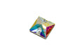Crystal AB ♦ MM10 ♦ Dozen - 12pcs. ♦ Premium DMC ♦ Sew-On ♦ Square