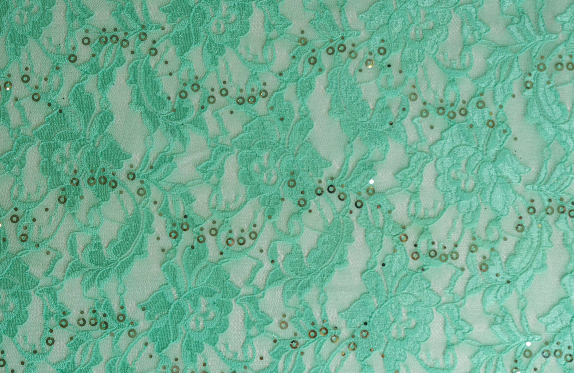 Stretch Lace Elegant Mint $/foot