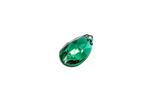 Emerald ♦ MM11x18 ♦ Stone - 1pc. ♦ Premium DMC ♦ Sew-On ♦ Tear Drop