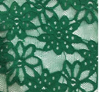 fabric-stretch-lace-sunflower-grass-green