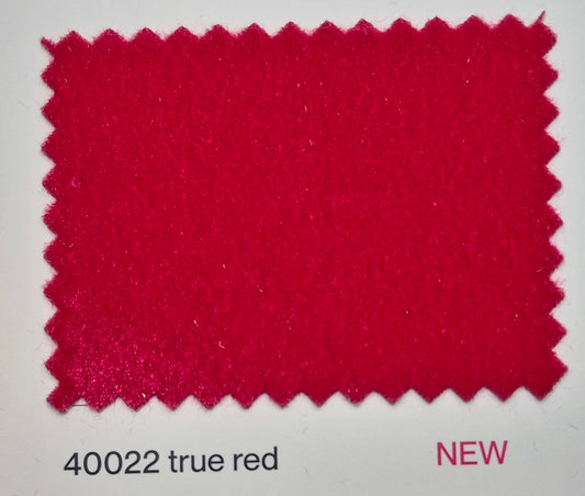 Stretchy Velvet Carvico Panama True Red $/foot