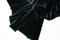 Stretchy Velvet Carvico Panama Nero $/foot