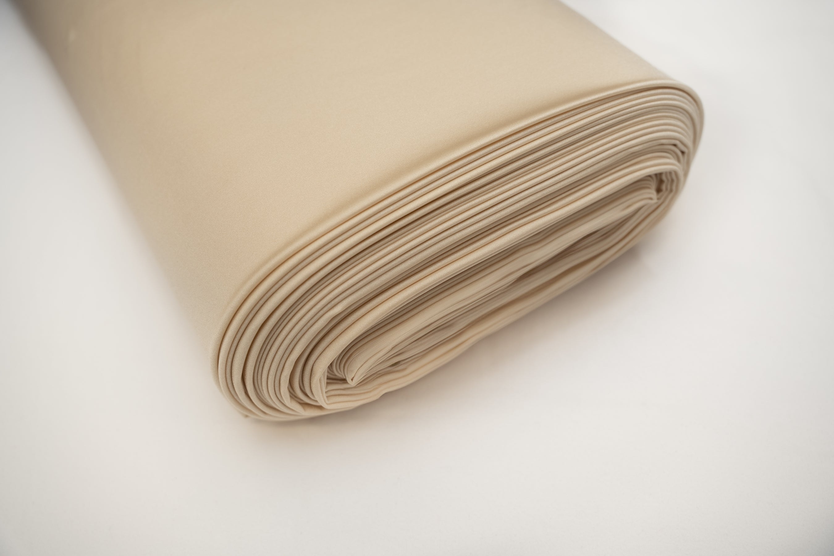 Shiny Spandex Carvico Sumatra Macadamia $/foot