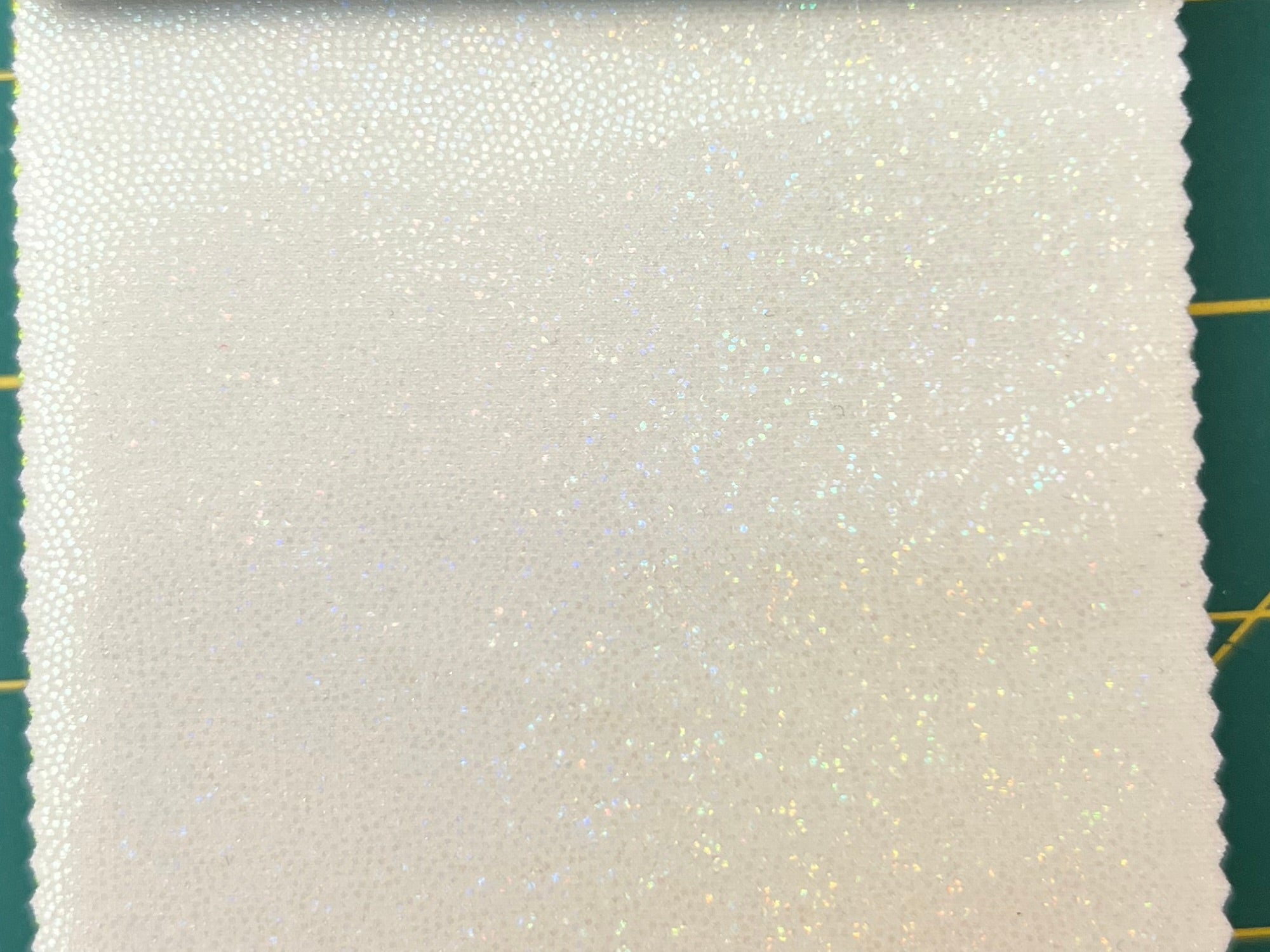 foiled spandex lingo cloud shimmer sample