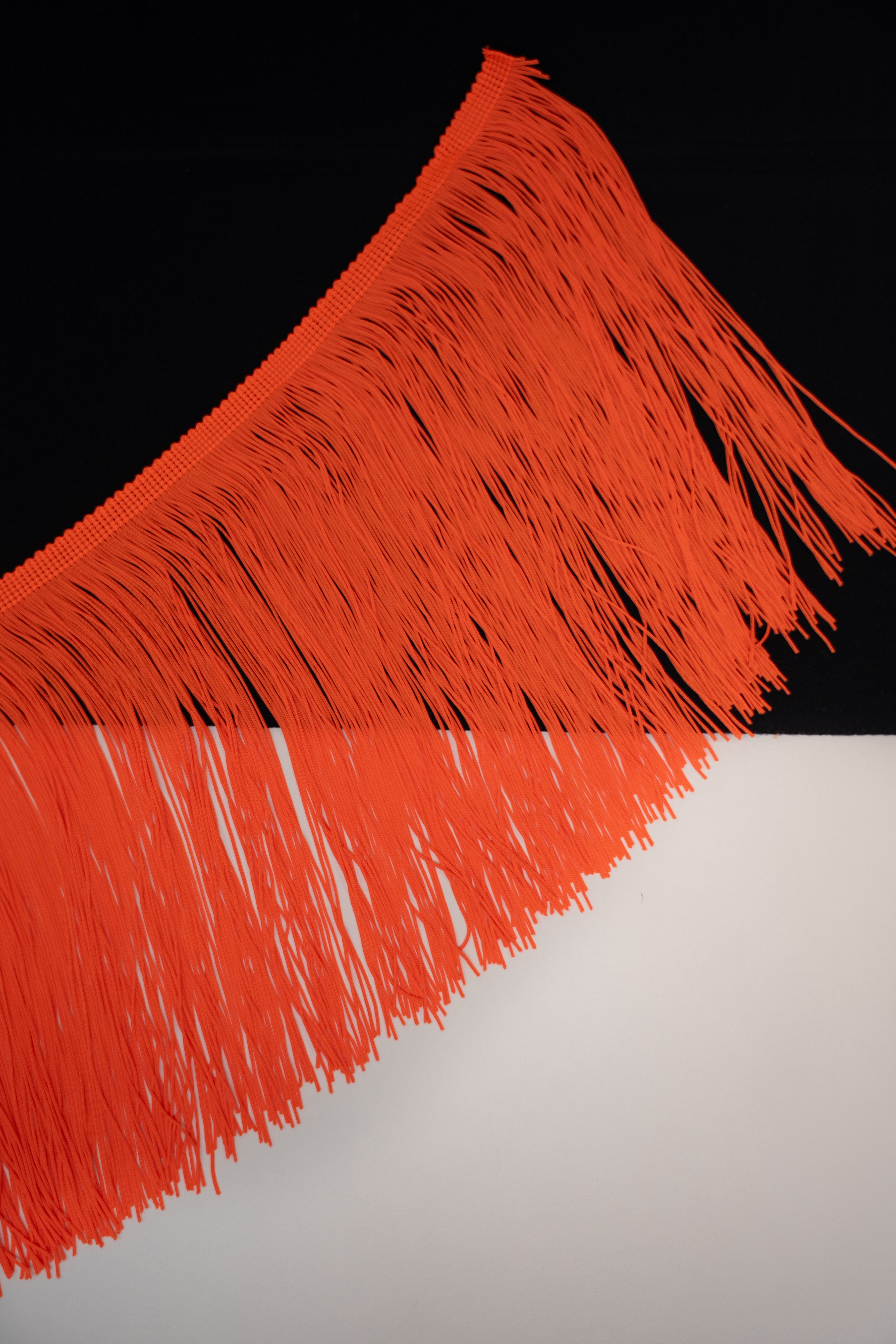 Fringe Ariel 20CM Orange Nylon Double Thread $/foot