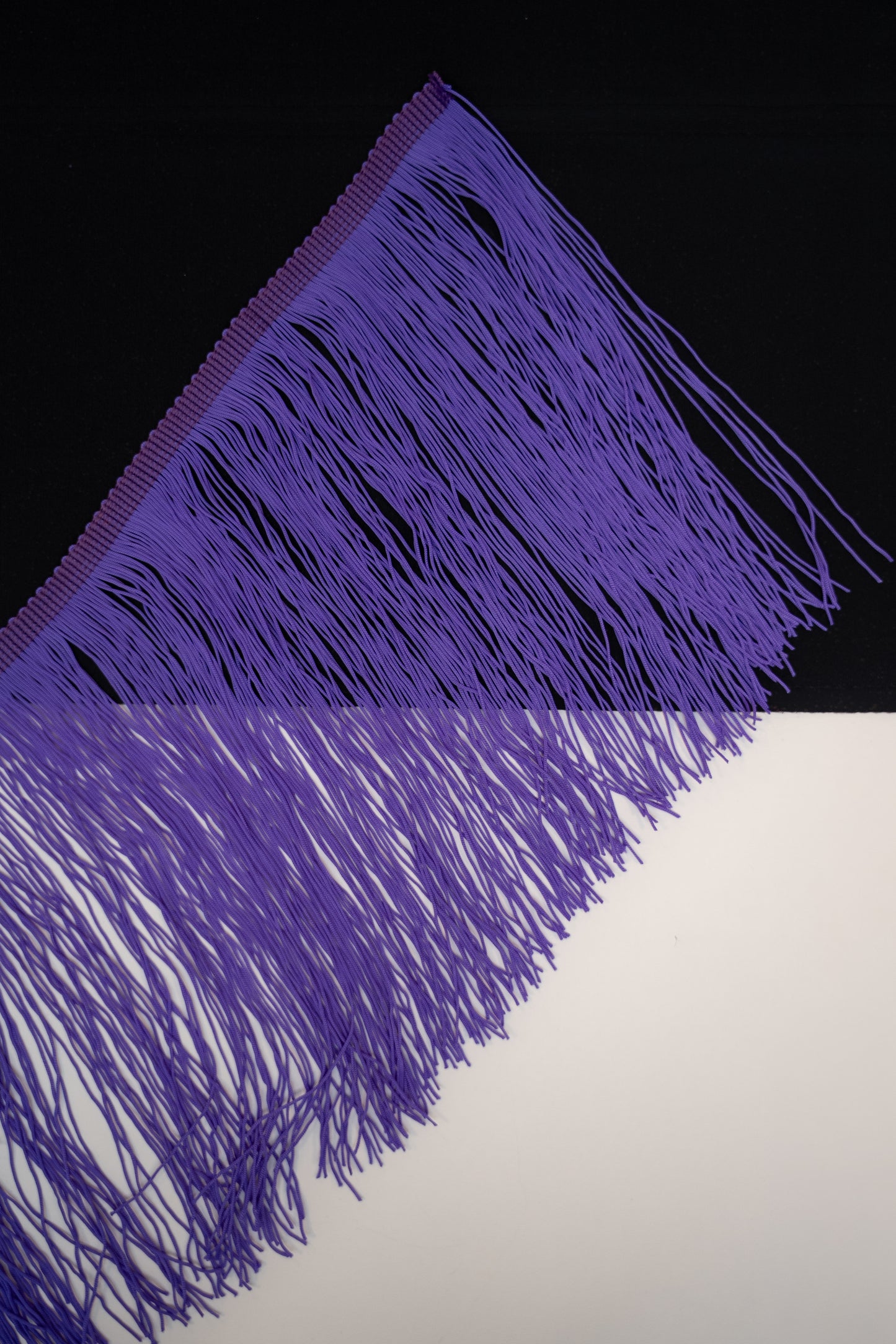 Fringe Ariel 20CM Purple Nylon Double Thread $/foot