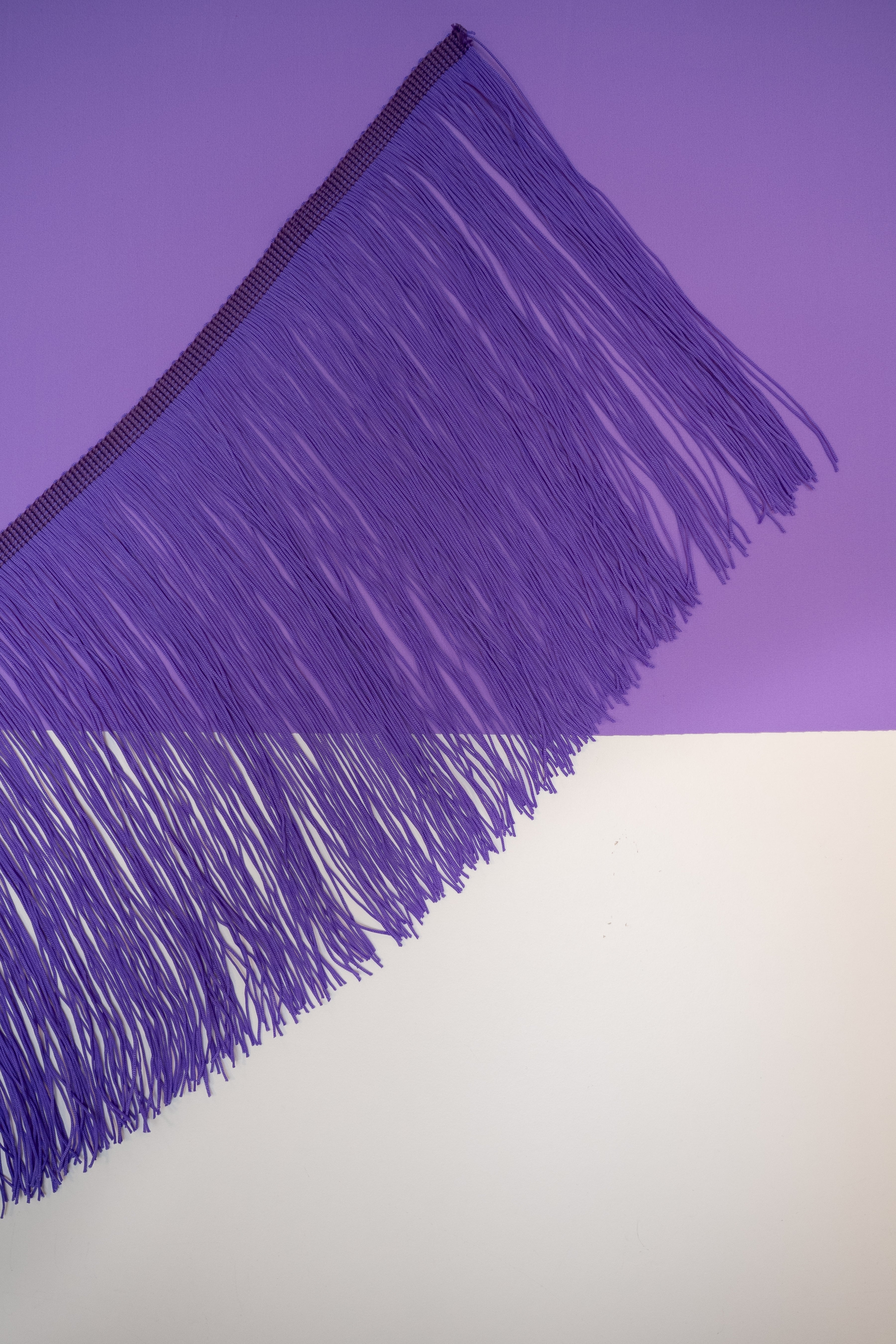 Fringe Ariel 20CM Purple Nylon Double Thread $/foot