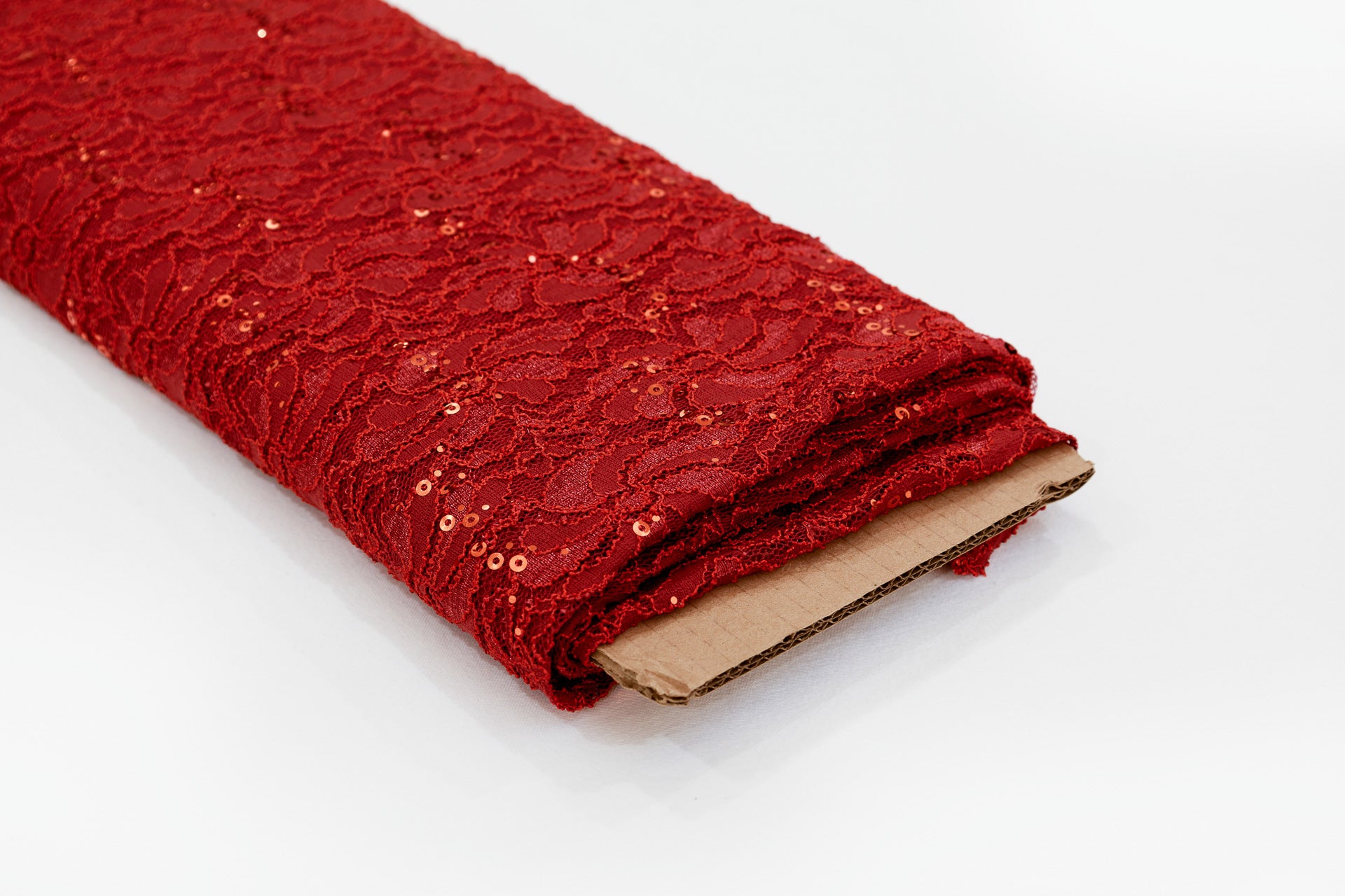 Stretch Lace Darling Garnet $/foot