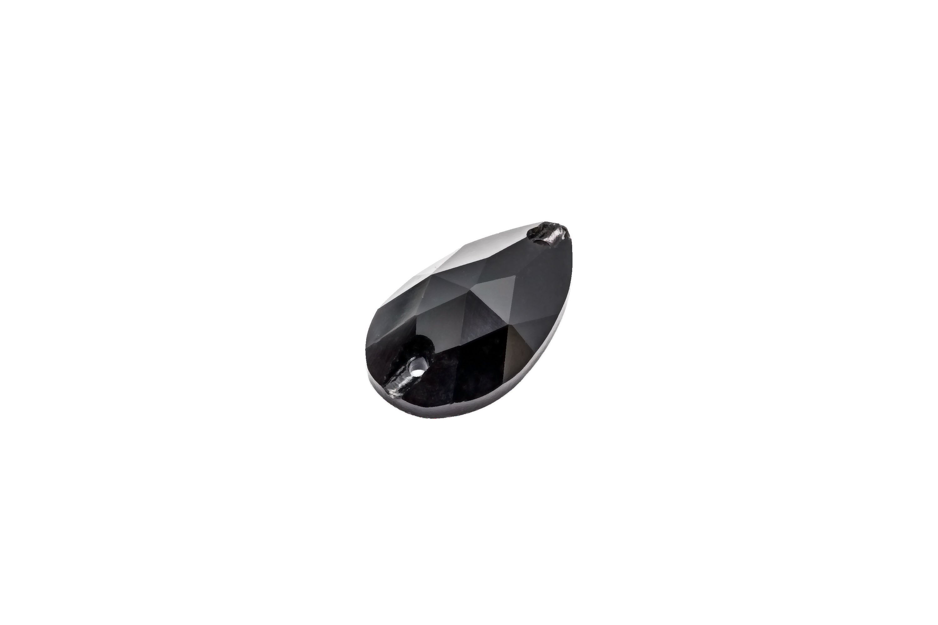 Image of Jet ♦ Premium DMC ♦ Sew-On ♦ Tear Drop