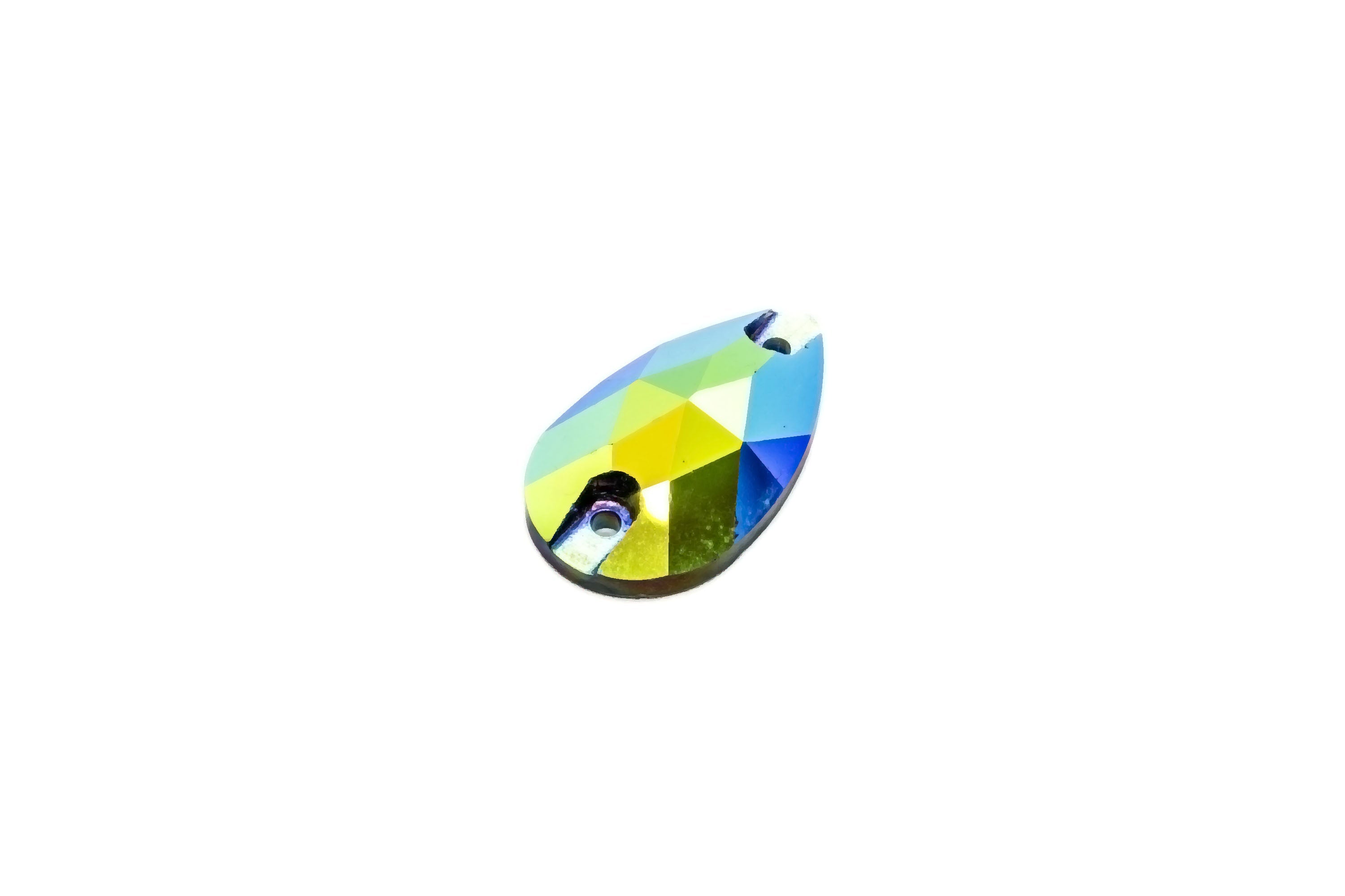 Image of Jet AB ♦ Premium DMC ♦ Sew-On ♦ Tear Drop