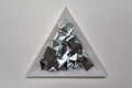Image of Silver ♦ HF Metallic Pyramid Nailhead