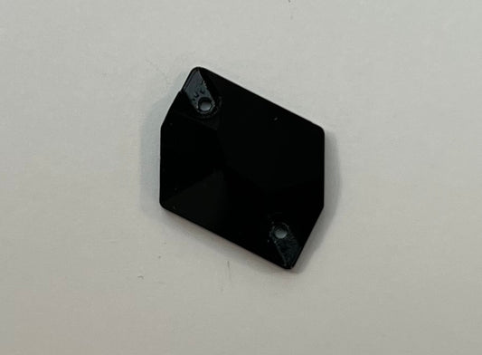 Jet ♦ MM13x17 ♦ Stone - 1pc. ♦ Premium DMC ♦ Sew-On ♦ Cosmic