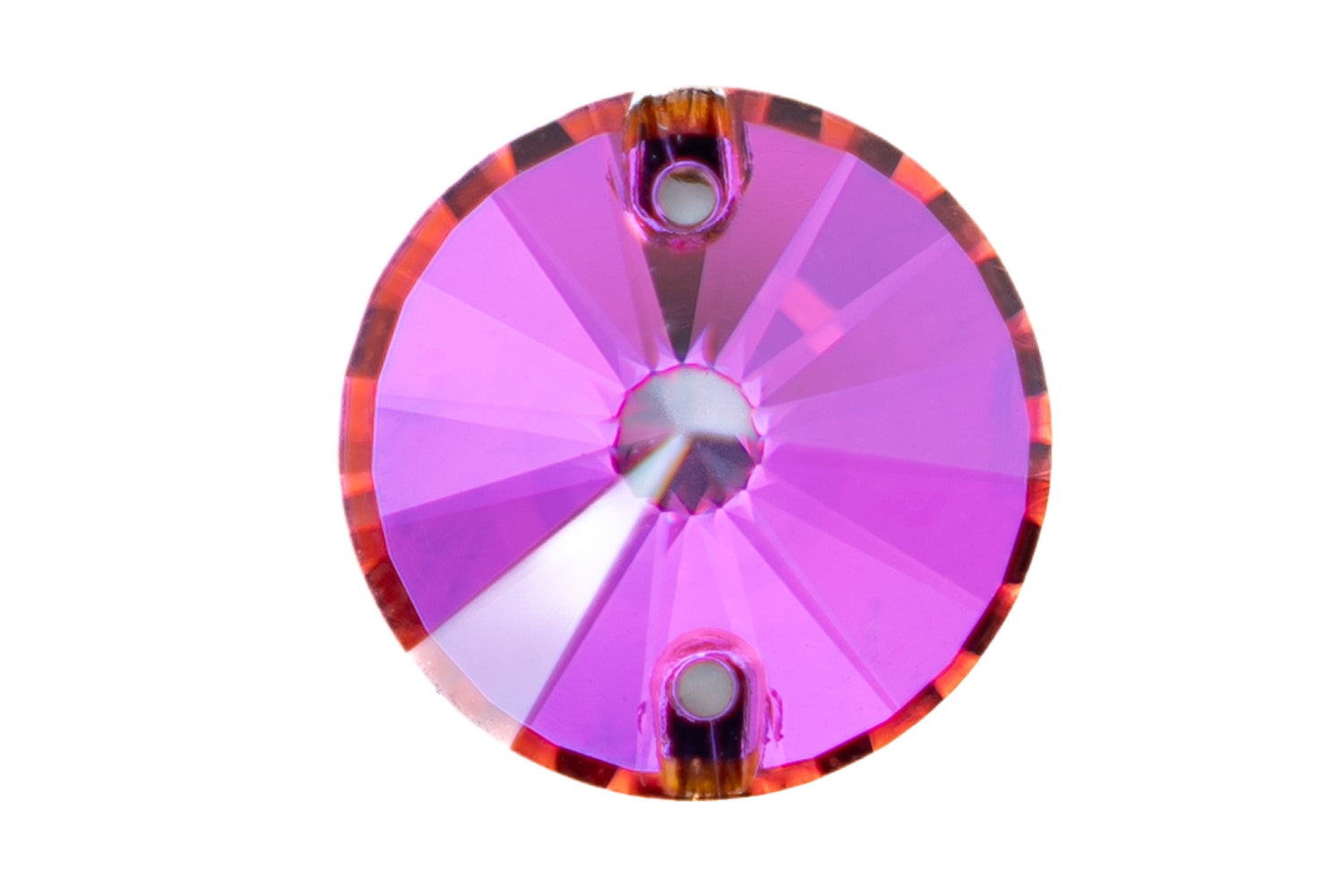 premium dmc sew on rivoli fuchsia