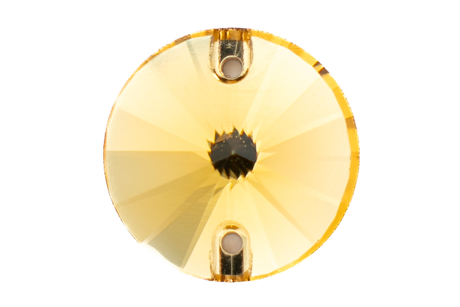 premium dmc sew on rivoli light topaz