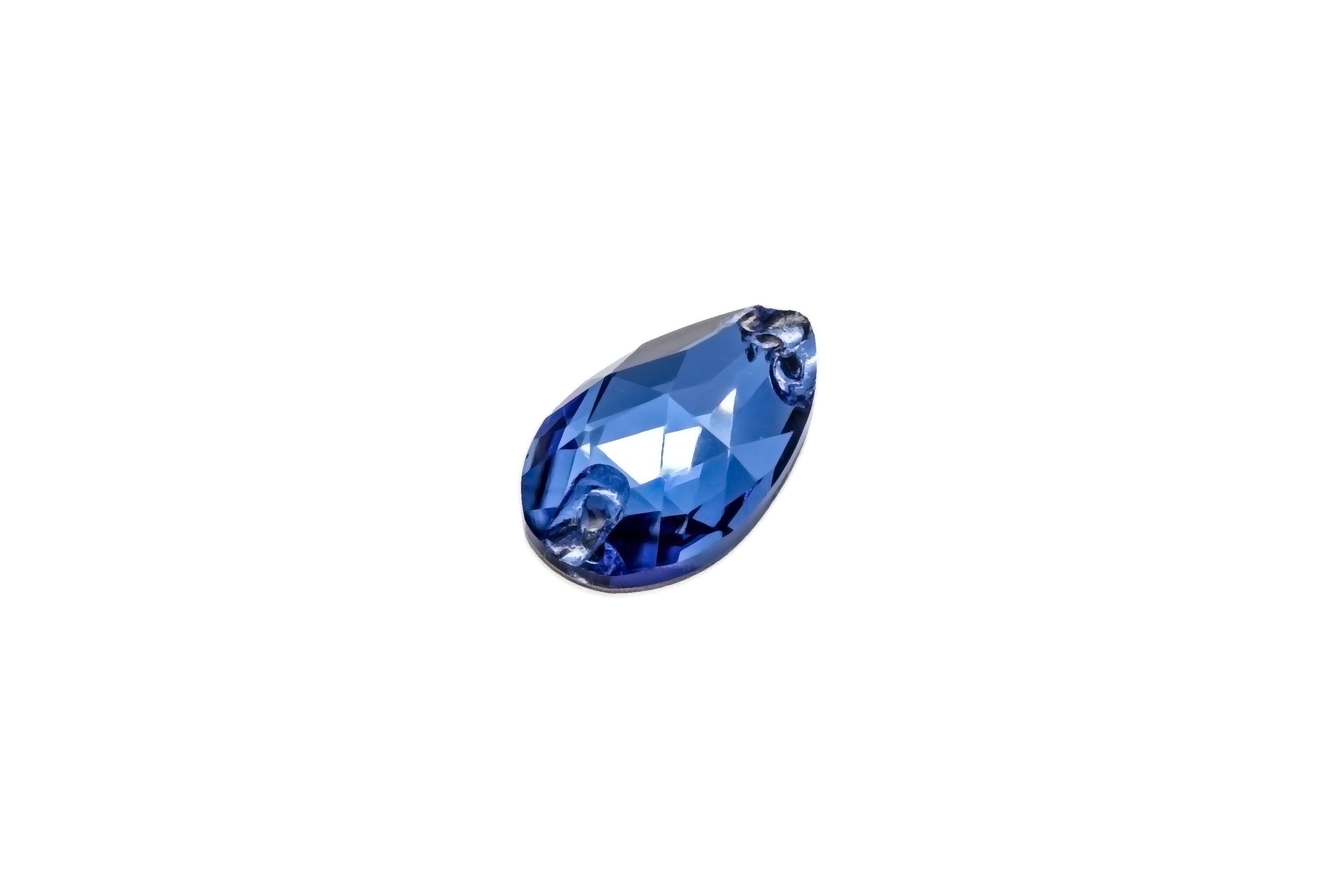 Image of Sapphire ♦ MM11x18 ♦ Half Gross - 72pcs. ♦ Premium DMC ♦ Sew-On ♦ Tear Drop