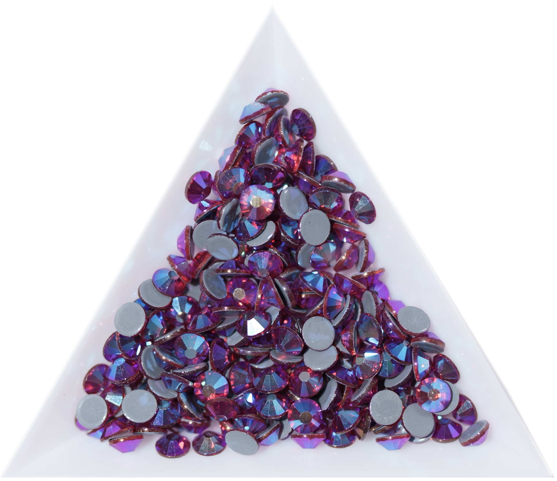 Image of Siam AB ♦ SS30 ♦ Dozen - 12pcs. ♦ Premium DMC ♦ FB HF Rhinestone