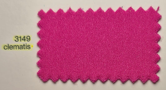 Shiny Spandex Carvico Sumatra Clematis $/foot