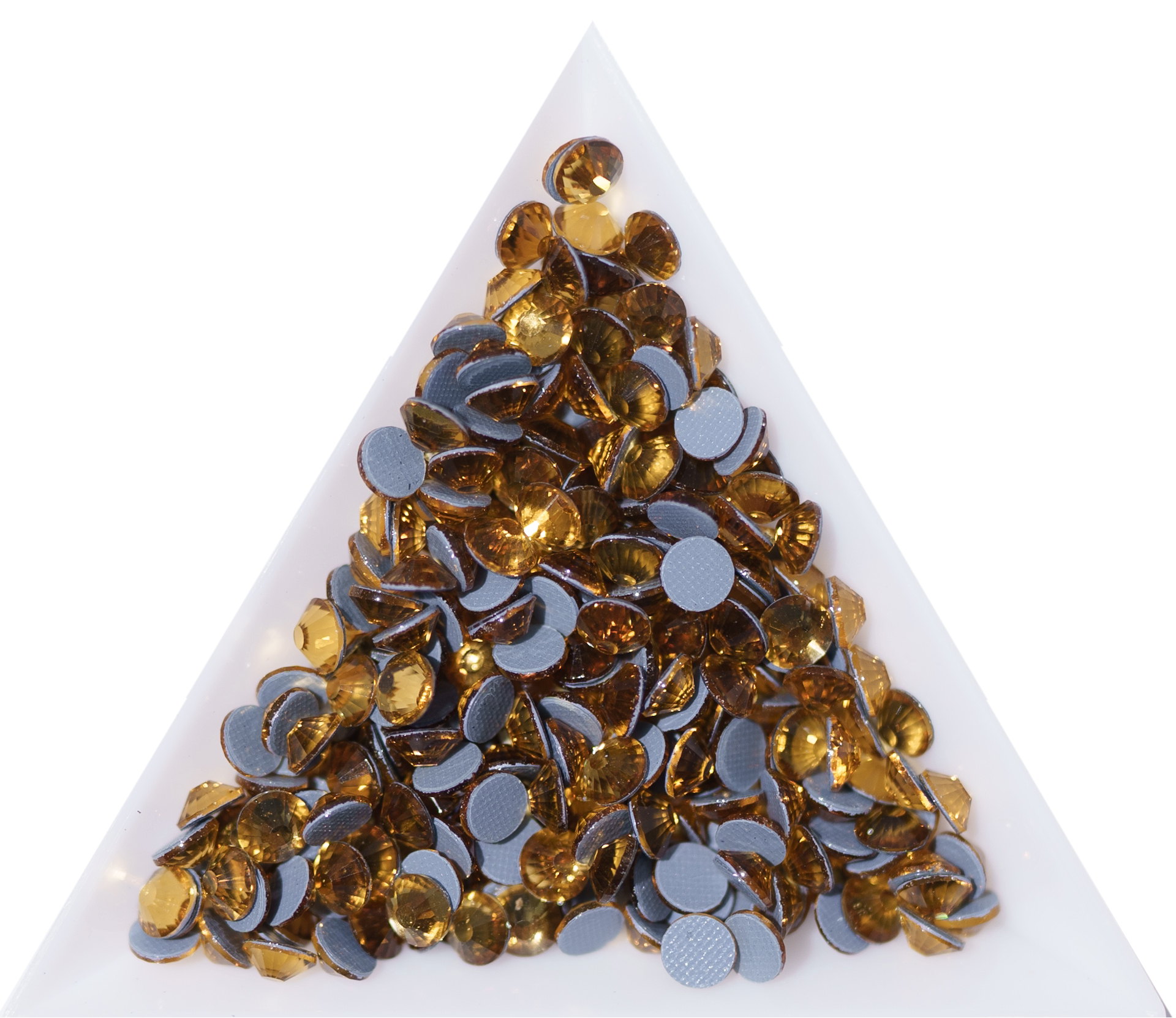 Image of Topaz ♦ SS30 ♦ Dozen - 12pcs. ♦ Premium DMC ♦ FB HF Rhinestone